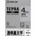 【30％オフ！】テプラPROテープ　透明ラベル　4mm幅　ST4K