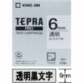 【30％オフ！】テプラPROテープ　透明ラベル　6mm幅　ST6