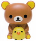サンエックス　リラックマ　「ダイカットシリーズ」 貯金箱　TC-06501
