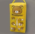リラックマ　ティッシュケース　イエロー　RK68