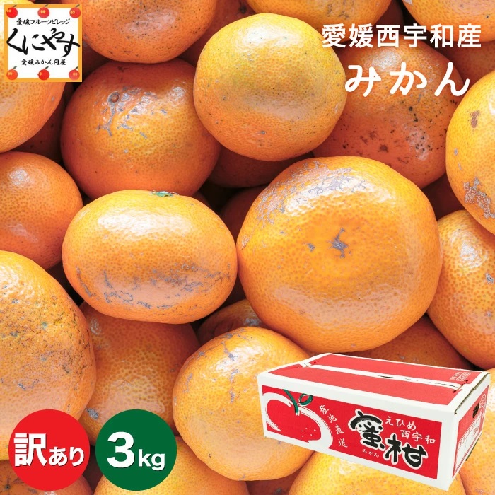 愛媛西宇和みかんの中でも一番人気！お得な訳あり品はご自宅用に