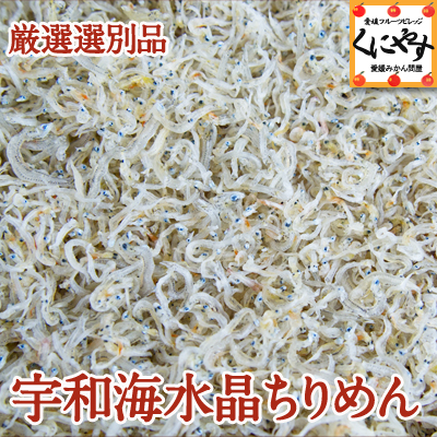 【釜あげしらす同梱専用商品】【厳選選別品】 「宇和海水晶ちりめん50g」 地元でしか味わえない本当の味をご家庭へ 15パック以上ご注文で送料無料！