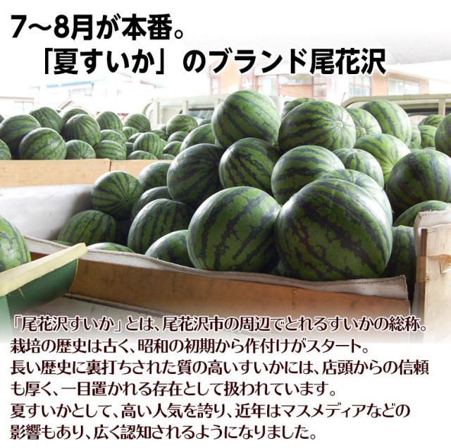 スイカの名産地・山形県より直送！尾花沢すいかの訳あり品が新登場