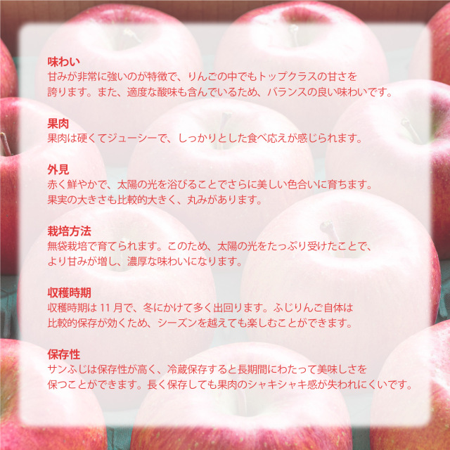 青森産サンふじ