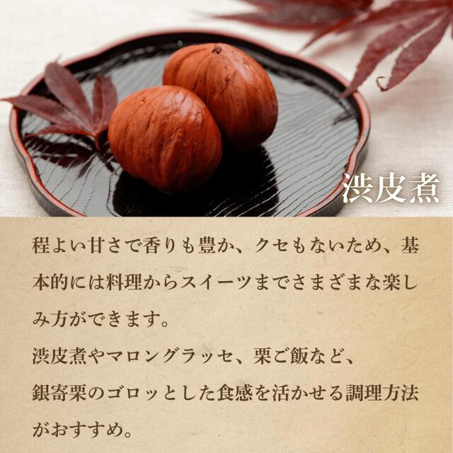 栗の王様とも呼ばれる銀寄栗を愛媛県から産地直送でお届け【1kg】