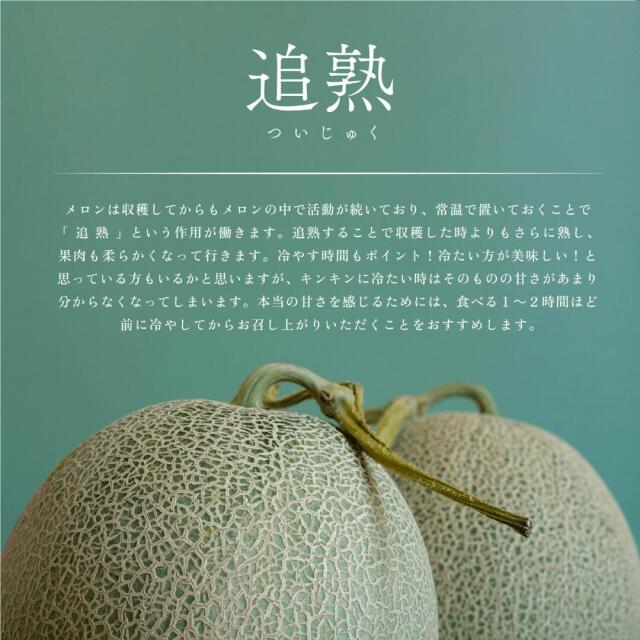 まろやかな甘みとしっかりとした食感が特徴の貴味メロンが新発売