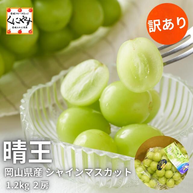 晴王』と呼ばれる岡山産のシャインマスカットから訳あり品が新登場！