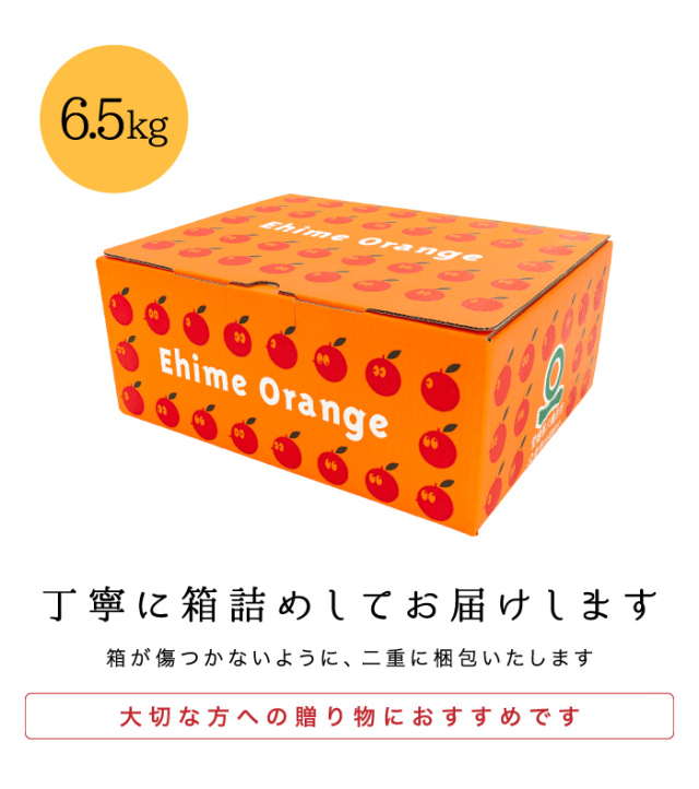 愛媛県西宇和産極早生みかん 贈答用6.5kg