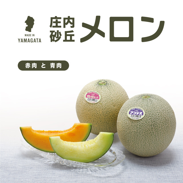 山形の恵まれた環境で一つひとつ大切に育てられた庄内砂丘メロン