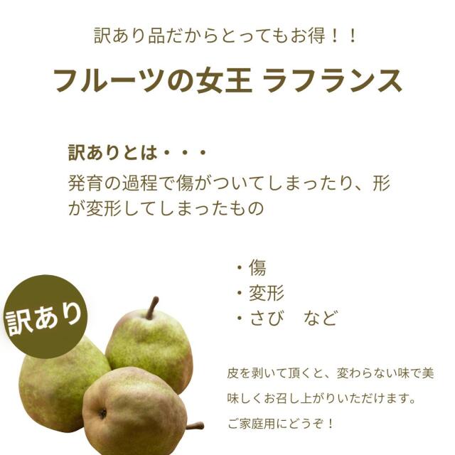 山形県特産！上品な甘さと芳醇な香りのラフランスをご家庭でも気軽に