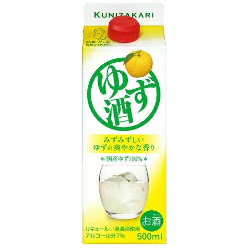 國盛 ゆず酒パック 500ml