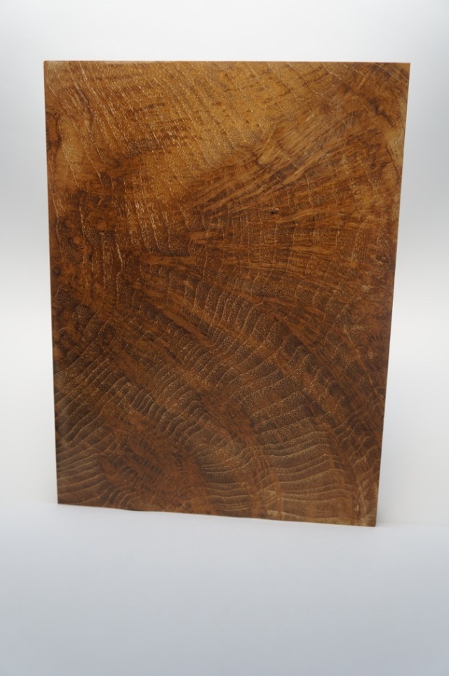 【特上杢】チーク 鳥眼杢　２４mm X １５０mm X ２００mm　