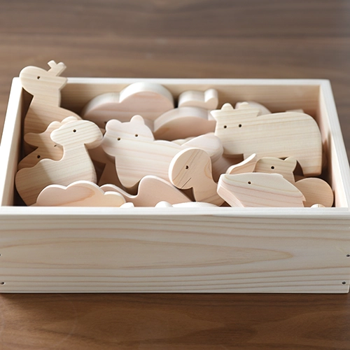 お風呂で遊べる どうぶつの積み木｜あすなろ工房