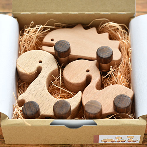 木のコロコロ 恐竜セット・トリオ｜ブータレブー