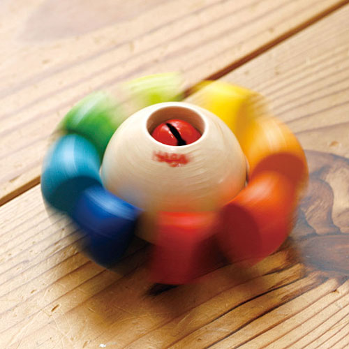 ラトル・カラーフラワー HABA｜木のおもちゃ KURABOKKO