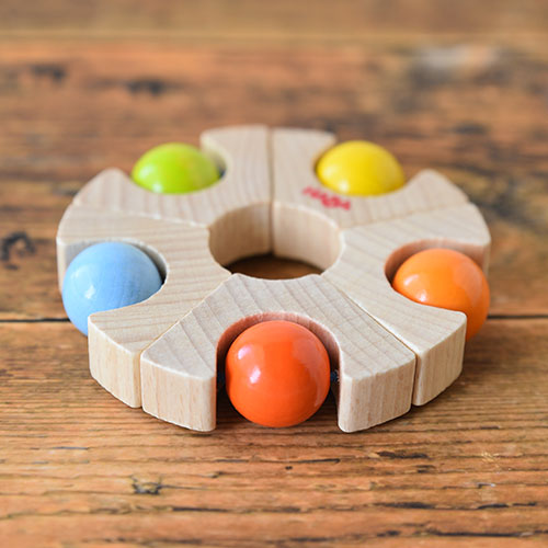 ラトル・ボールホイール HABA｜木のおもちゃ KURABOKKO