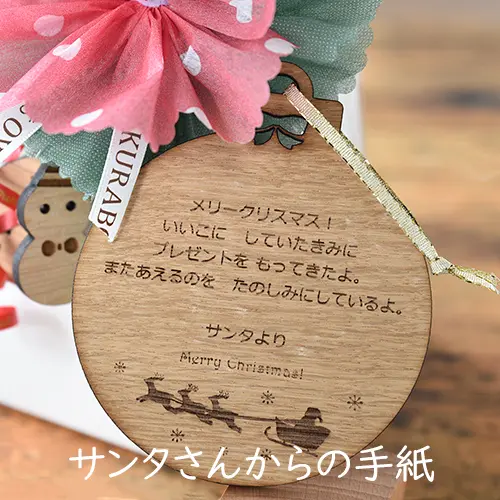 サンタさんからの手紙【オーナメントタイプ】