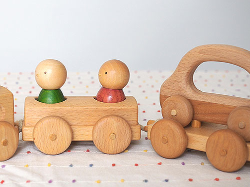 ニュージーランド ヴィンテージ Kobba コバ 木のおもちゃ 車 3台セット VINTAGE ニュージーランド ヴィンテージ Kobba コバ 木の