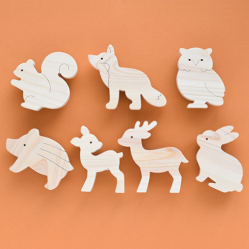 ごっこつみき【 森のどうぶつ 】