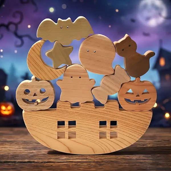 ゆらゆら積み木【ハロウィンナイト】