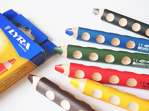 色鉛筆 グルーヴトリプルワン 6色セット/LYRA