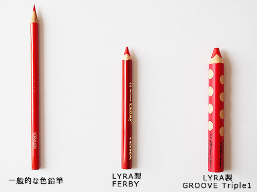 色鉛筆 グルーヴトリプルワン 6色セット LYRA｜木のおもちゃ