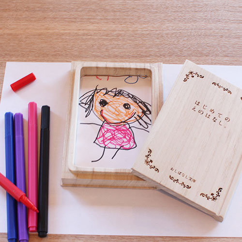 おしばなし文庫 メモリアルボックスセット MOQMO｜木のおもちゃ KURABOKKO