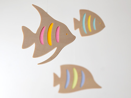 木製モビール　エンゼルフィッシュ/おとぎ屋