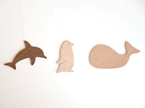 木製モビール・海のどうぶつ/おとぎ屋