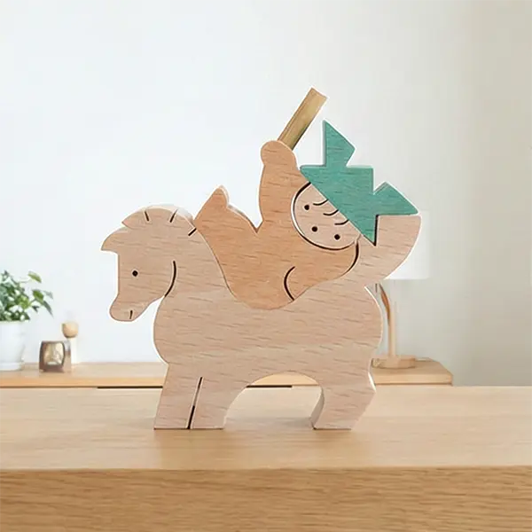 馬のりかぶと童子(小)