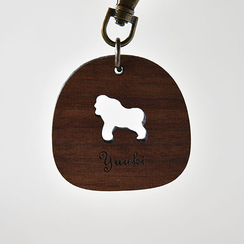 ネームプレート silhouetteTag《名入れ込み》｜木のおもちゃ KURABOKKO