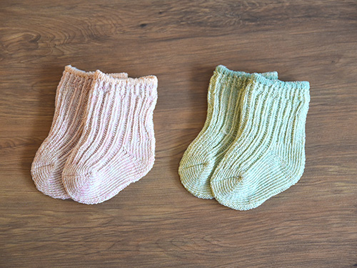 ボタニカルダイ/ベビーリブ ソックス