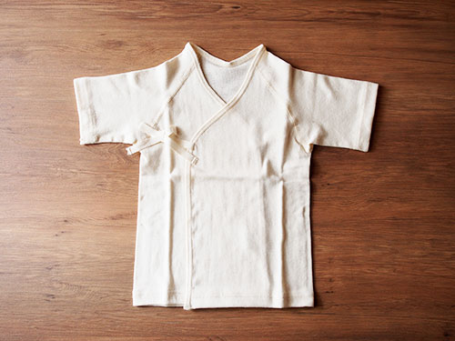 オーガニックコットン ベビー　短肌着/天衣無縫