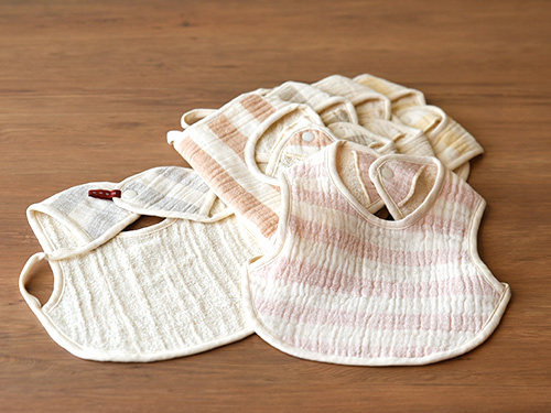 オーガニックコットン スラブガーゼスタイ/天衣無縫