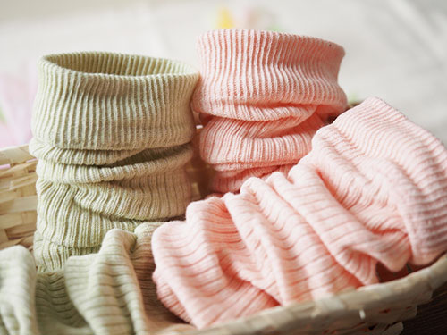 オーガニックコットン ベビーやわらかレッグウォーマー/天衣無縫