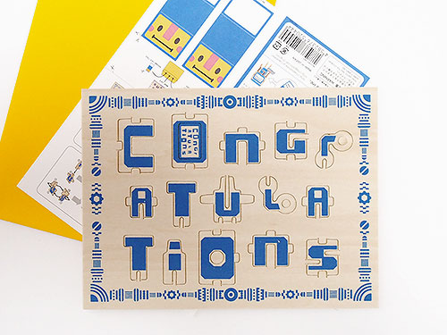 工作キット Greeting “CONGRATULATIONS”/twelvetone