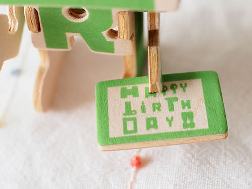 工作キット Greeting “HAPPY BIRTHDAY”/twelvetone