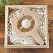 うさぎのガラガラ あすなろ工房｜木のおもちゃ KURABOKKO