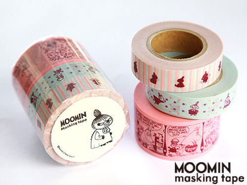 ムーミンマスキングテープセット/リトルミイ｜木のおもちゃ KURABOKKO