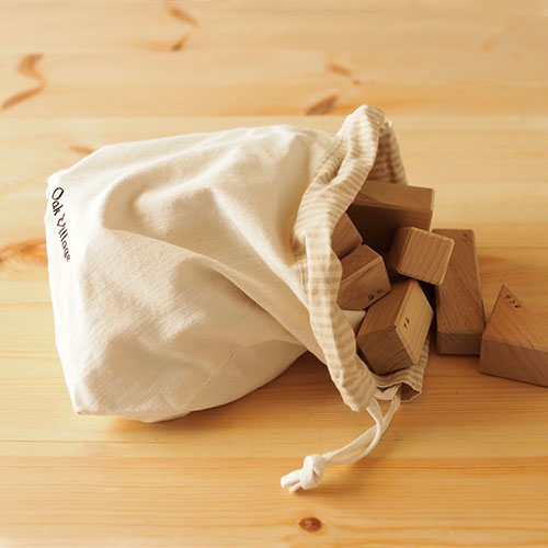 寄木の積木 ふくろ入り｜OakVillage