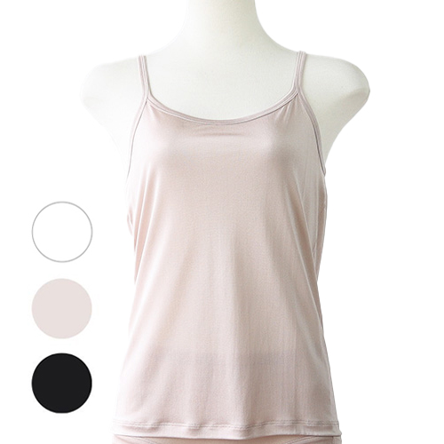 草木染 正絹キャミソール 2点 最高位にランク付けられる正絹シルク100％のキャミソールで