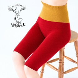 シルクウールオーバーパンツ,冷えとり,絹,毛糸のパンツ,ウール