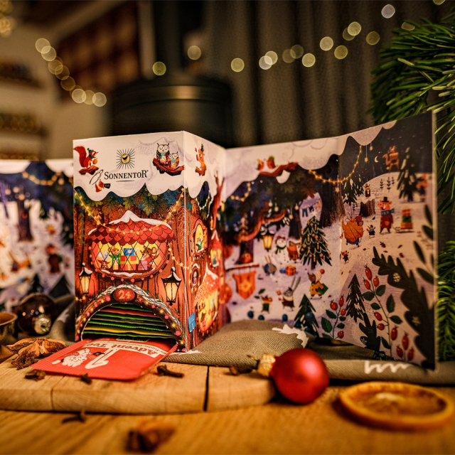 クリスマスを心待ちにワクワク楽しめるアドベントティ☆SONNENTORの