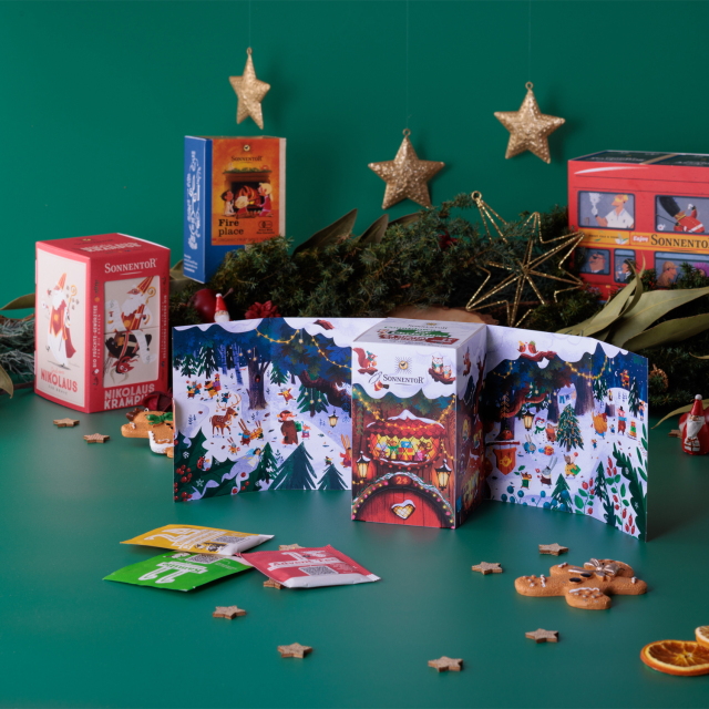 クリスマスを心待ちにワクワク楽しめるアドベントティ☆SONNENTORの