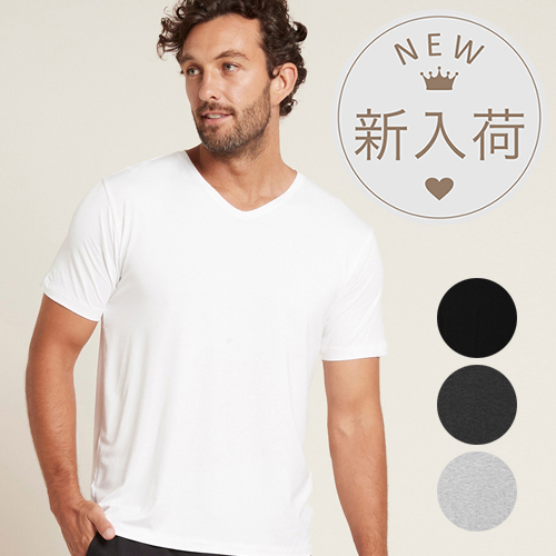 氣持ち良いから いつも着たい オーガニック竹素材のエコでハッピーなリラックスウェア Boodyメンズ Vネック Tシャツ 元氣で美しく幸せな暮らしを くらしのたのしみ 通販