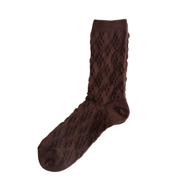 編地の凹凸が見た目もあったかい おしゃれに冷えとりできるダブルsilkソックス 天然生活雑貨通販くらしのたのしみ
