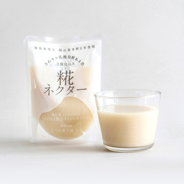 素材のエネルギーが高い、昔ながらの麹歩合で作られた深い味わいのある