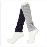 絹のレッグウォーマー