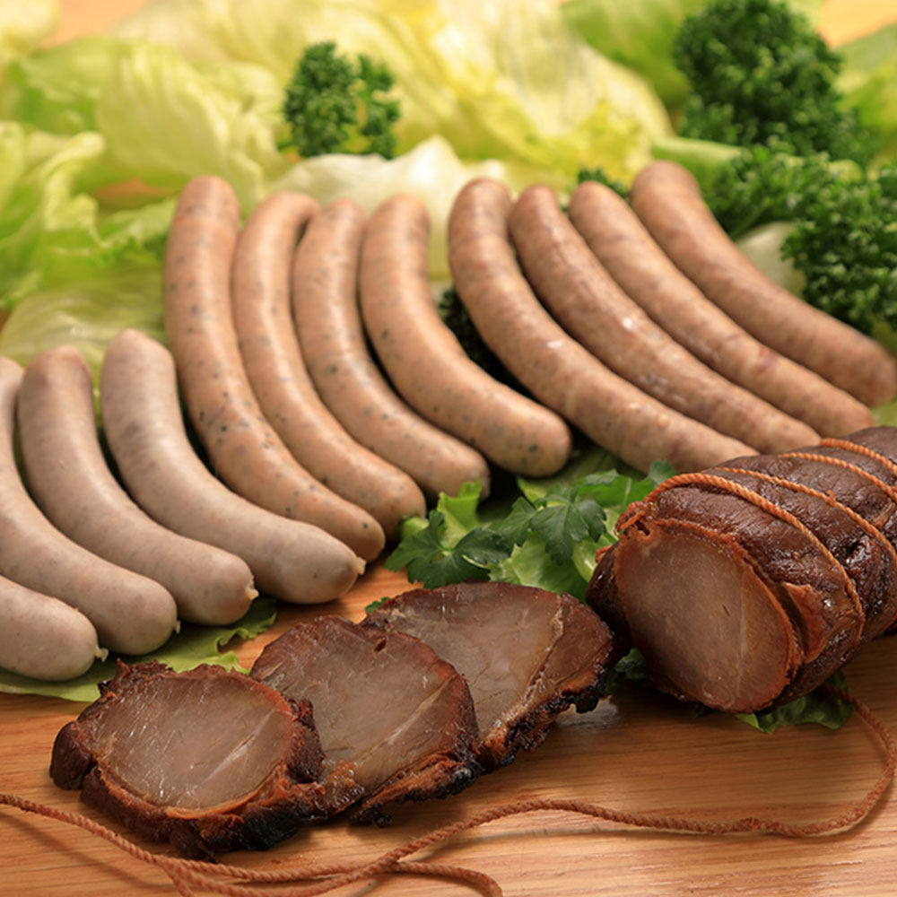 ウインナーと焼豚セット