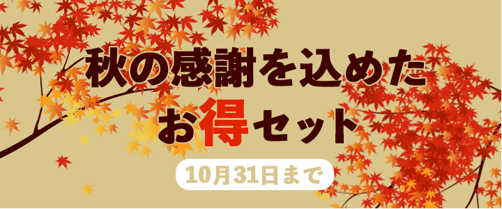 秋のお得セット